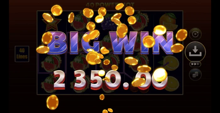 Grande vincita 40 Power Hot Coin Boost